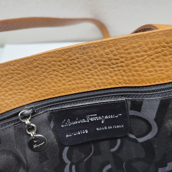 Salvatore Ferragamo Tan Leather Tote - Picture 10 of 15